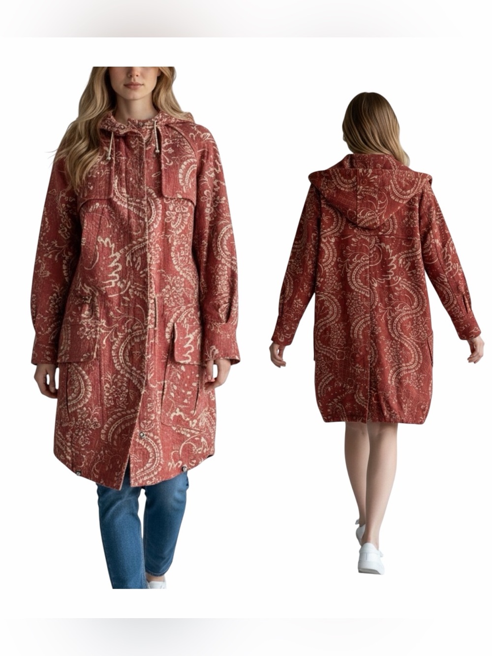CHRISTIAN LACROIX ‘TOROS’ HOODED TRENCH COAT